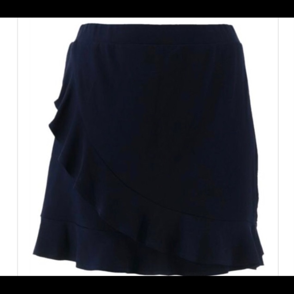 ISAAC MIZRAHI SKORT RUFFLE